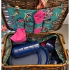 Image 2 : Lovely Wooden Basket w/ Picnic Kit Inside & Ogio Sport Locker Bag 