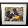 Image 1 : 'Northern Cousins - Black Squirrels' by Carl Brenders - 28.5W x 24H" (1989)