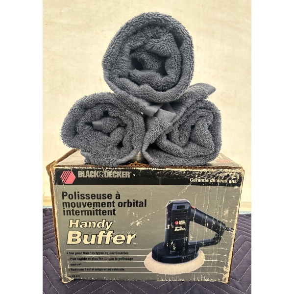 Black & Decker Handy Buffer w/ New Shammys 