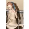 Image 4 : Cybis Figurines: Girl w/ Bird 4.5 T, Flower 5 T