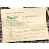 Image 3 : Sabre 30-Day Clock From the 70s and Ornate Dagger with Case