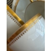 Image 7 : Limoges Porcelain Dinnerware Collection White/22K Gold Trim