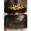 Image 3 : Baskets, Painted Wooden Box, Bottles, and Friut Tablecloth Weights