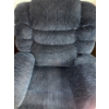 Image 5 : Lazy-Boy Upholstered Soft Cushion Blue Recliner  30"w x 57"d x 53" tall