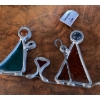 Image 3 : Precious Moments 'Jesus Loves Me' Music Box (5.5T) Plus Suncatchers By Elnor Stained Glass 
