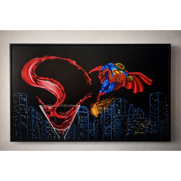 Michael Godard SUPER TINI Limited Edition13/300 Godard Has Hand Signed & Did A Small 1 off Sketch