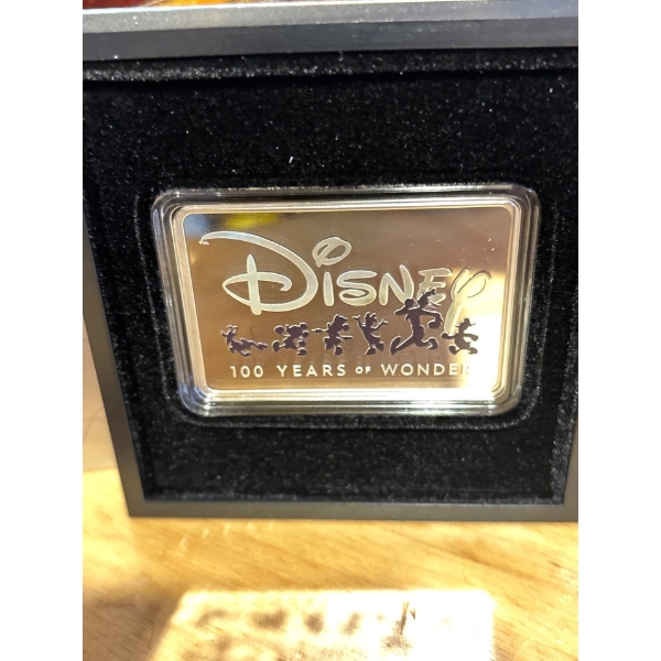 DISNEY 100 YEARS OF WONDER MICKEY MOUSE & FRIENDS 2023 1 OZ PURE SILVER PROOF COIN
