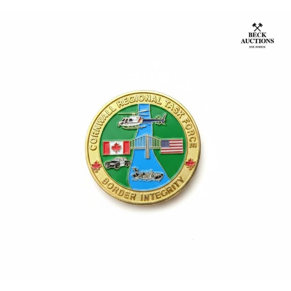 Cornwall Regional Task Force Border Integrity Challenge Coin