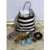 Image 1 : Large Mixed Lot of Costume Jewelry in Sephora Bag