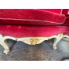 Image 6 : Red Velvet Sofa