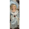 Image 4 : Porcelain Dolls Dressed To The 9s - Victorian Era Aesthetic - Cobalt Blue Green & More 