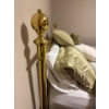 Image 9 : Brass Bed Frame with Mattress and Bedding