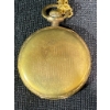 Image 2 : Omega Pocket Watch with Gold-Tone Case and Chain, Swiss Made