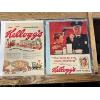 Image 1 : Vintage original 1953 magazine advertisement for Kellogg's cereal, plus another from 1959