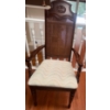 Image 7 : Vintage Mahogany 7 Piece Dining Set w/ Upholstered Seating 