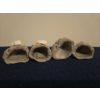 Image 4 : Handmade Clay Mini Figurines w/ Wooden Coasters 