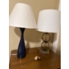 Image 2 : Bedside Table (24W, 17D, 23T) w/ Pair of Lamps 