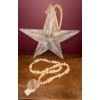 Image 5 : Home Accents & Charms - Large Wood Star 14"Tall Asian Fan Stone Art Ptayer Beads & More 