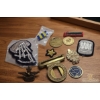 Image 1 : Military, Fraternal, and Commemorative Badges with Medals