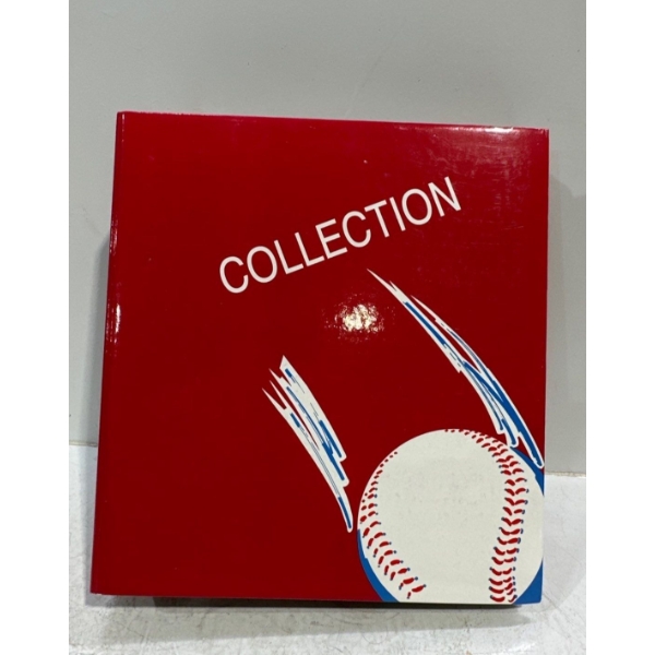 Binder of Pro Set and Score 1991 Collector Hockey Cards