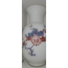 Image 2 : White Vase 9.5 T and Jar with Painted Motif Made in Italy 