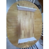 Image 7 : Oval Wood Dining Table w/ Leaf Extender & Seating For Four 43x31x30