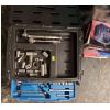 Image 4 : Adjustable  LED Life Tall Bright Work Light (Works), Mastercraft Large Tool Box w/ Tools, Fan & More