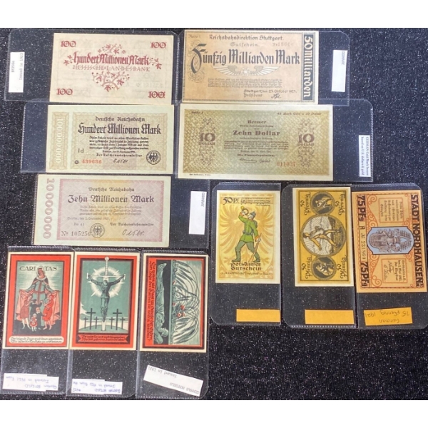 Collection of German Paper Money