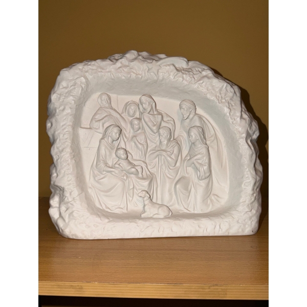 Lladro Nativity Plaque 11.5 W, 4.5 D, 11 T (3)