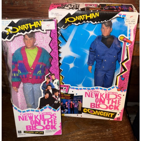 Hasbro Vintage 1990 New Kids on the Block (NKTOB) "Jonathan" Poseable Fashion Dolls