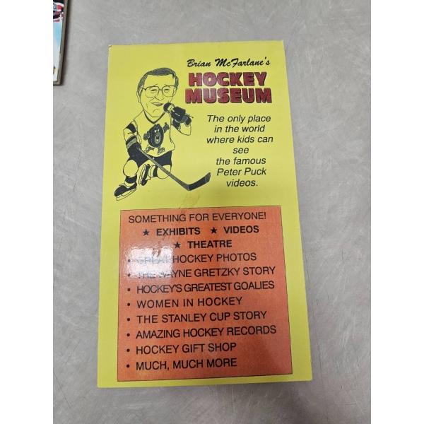 Hockey Memorabilia Including Chicago Blackhawks Display