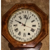 Image 2 : Arthur Pequegnat Regulator Clock 16 W, 5 D, 27 T w/ Date Dial and Roman Numerals