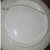 Image 8 : Plates- Largest w/ Green Leaf Border 16", Santa Plate 13", Donkey Plate 10" -Diameters