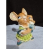 Image 1 : Pen Delfin Large Collectible 'Mother and Baby' Rabbit Figure 