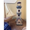 Image 6 : Nautical Themed Decor Incl. Sailboat, Lighthouse, Shells, Glassware 