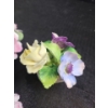Image 6 : Porcelain Flowers Including: Blue and Yellow Roses 