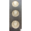 Image 1 : 1999 Hockey Hall of Fame Inductee Sterling Silver Medallion Set 92.5%