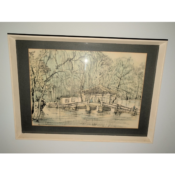 Antique Chinese Style Ink Wash Painting #2 - Zhang Daqian 24x19