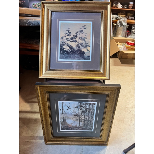 Reproduction of the Canadian art print "Pine Island, Georgian Bay" (1914) by Tom Thomson and Group 