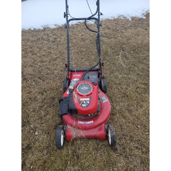 CRAFTSMAN 6.75 Horse Power 21" Cut - Ready Start - EZ Walk Variable Speed