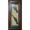 Image 1 : Replica Pistols Shadow Box (14W, 3D, 33T) Plus Country Porcelain Figure (12T) 
