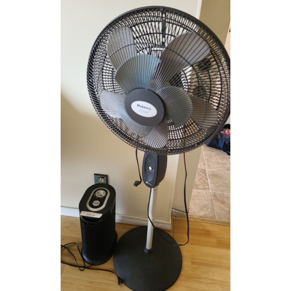 Holmes Pedestal Fan & Honeywell Air Purifier - Model HPA060CV2