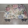 Image 2 : Metal Stool w/ Tapestry Roses 19 W, 14 D, 14 T  