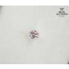 Image 2 : Round Argyle Fancy Pink Rose Diamond 0.17 ct Appraised at $9,914 