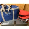 Image 3 : Outdoor and Camping Gear Including GSW Monarch Ware Basin, Coolers, and Storage Trunk