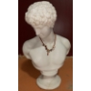 Image 1 : Male Resin Bust 23 T, 15 W Shoulder to Shoulder, 7 Diameter Base 