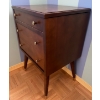 Image 3 : Antique Mini Sewing Cupboard w/ Drawer & Cupboard  Made of Wood  18w x 14d x 25 tall