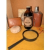 Image 1 : Antique Hip Flask Personal Care Kit Magnifying Glass Proantic Portrait & More