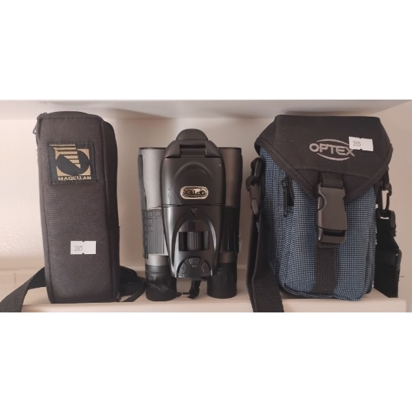OPTEX Binoculars w/ Magellan Laser Level & More