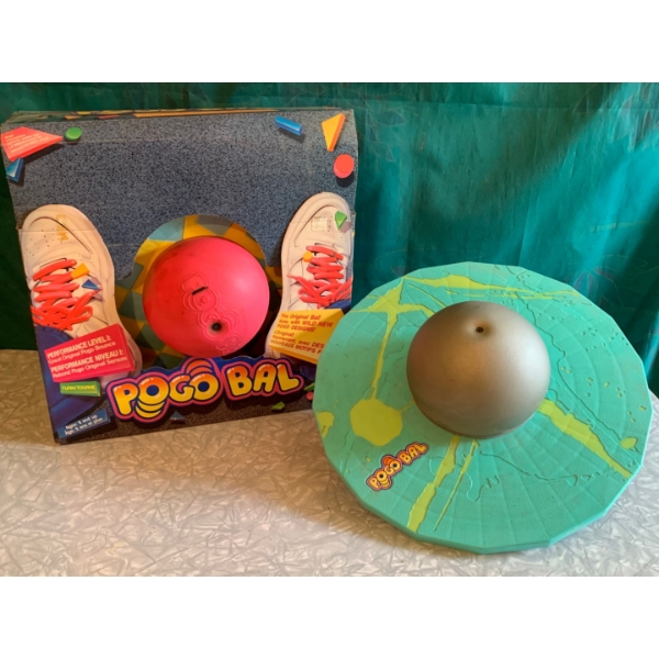 Blast from the past with these vintage 1990s Pogoballs one new in box never opened 